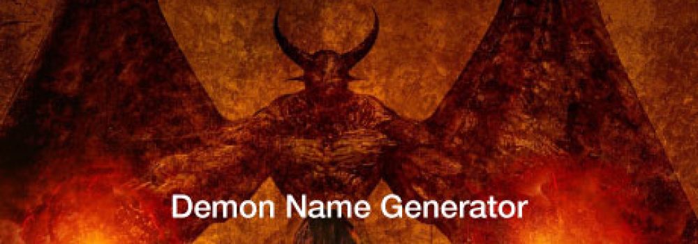 The Top Facts of Choosing a Female demon name generator
